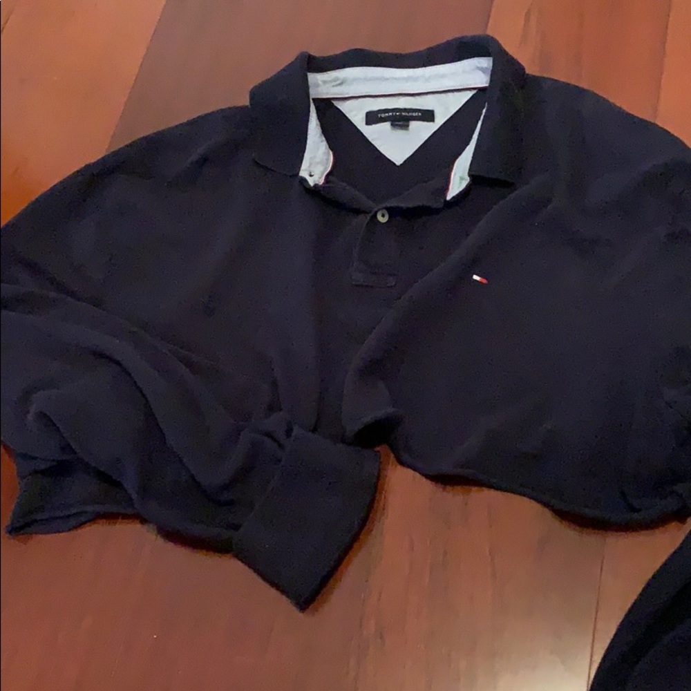 cropped tommy hilfiger shirt